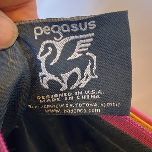 PEGASUS WEEKENDER TRAVEL BAG PINK SUEDE - Picture 10 of 10